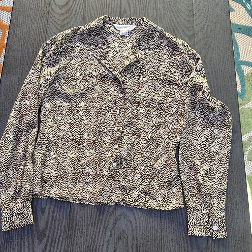 Vintage Casual Corner 100% Silk Blouse